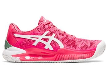 Asics Dam Tennisskor GEL-Resolution 8 Clay Rosa/Vita